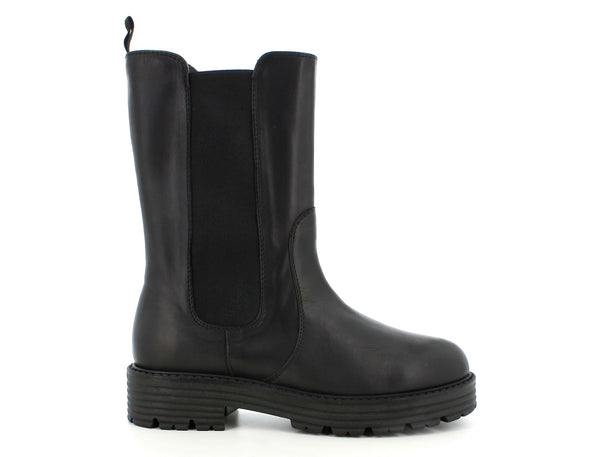 Melluso donna stivaletti in pelle con zip